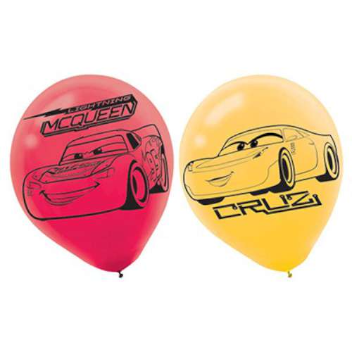 Lightning Mcqueen Birthday Balloons - Click Image to Close